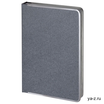 Ежедневник Frame Metal, недатированный, серый