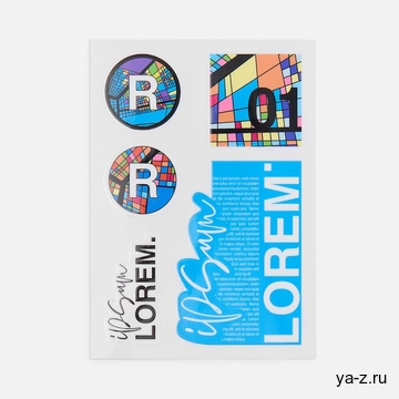 Наклейки UV-DTF Sticker Pack на заказ, S