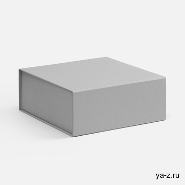 Коробка складная Quadra Fold, серая