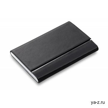 Футляр для визитных карт Slim, черный