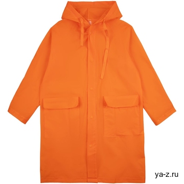 Дождевик детский RainDrop Kids, оранжевый, 8 лет (рост 118-128)