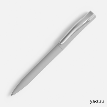 Ручка шариковая Pin Soft Touch, серая