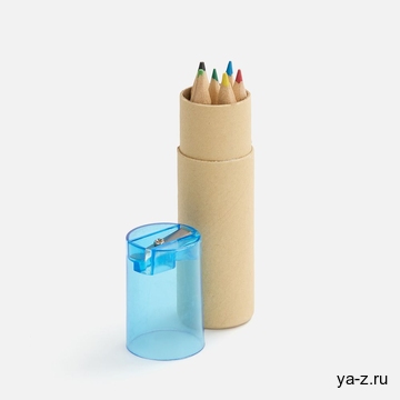 Набор карандашей Pencilvania Office с точилкой, синий