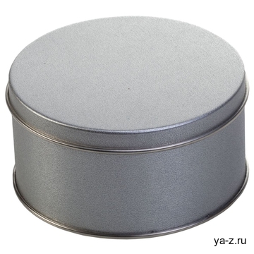 Коробка Pragmax S, круглая, серебристая