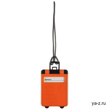 Бирка для багажа Trolley, оранжевая
