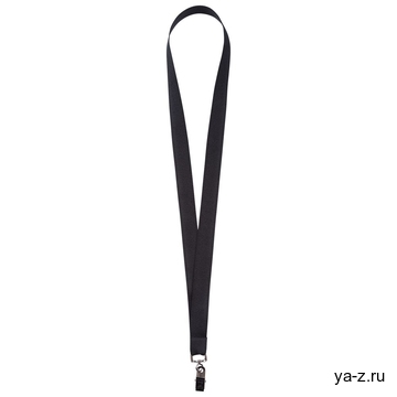 Лента для бейджа Neckband, черная