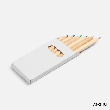 Набор цветных карандашей Pencilvania Mini, белый