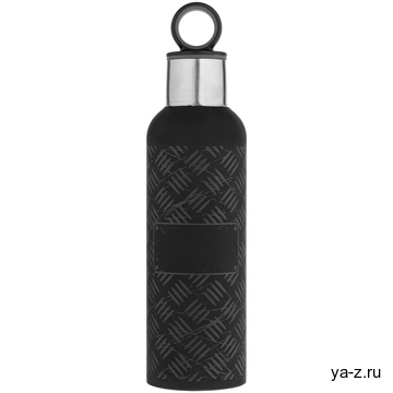 Термобутылка Hard Work Black, черная