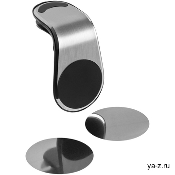 Магнитный держатель для смартфонов Pinch, серебристый