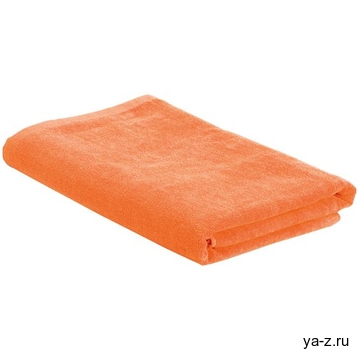 Пляжное полотенце в сумке SoaKing, оранжевое