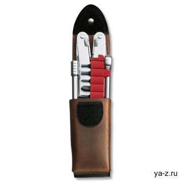 Мультитул SwissTool Spirit XC Plus Ratchet в кожаном чехле