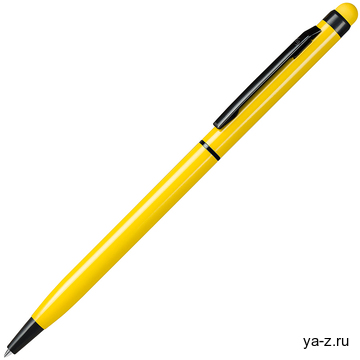 Ручка шариковая со стилусом TOUCHWRITER BLACK, глянцевый корпус