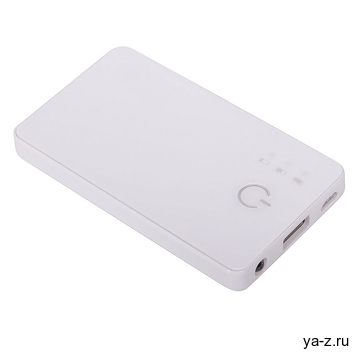 Универсальное зарядное устройство "Plain" (2800mAh) с фонариком
