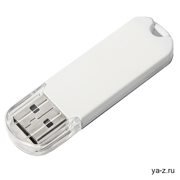 USB flash-карта UNIVERSAL (16Гб), белая, 5,8х1,7х0,6 см, пластик