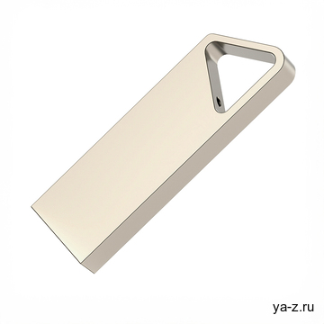 USB flash-карта SPLIT (8Гб), серебристая, 3,6х1,2х0,5 см, металл