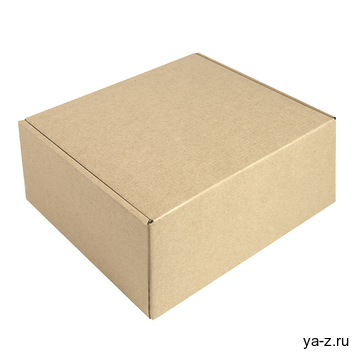 Коробка подарочная Big BOX, размер: 24 x 21 x 11 см картон МГК бур., самосборная