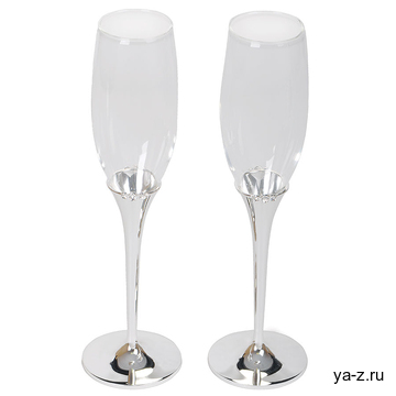 Бокалы для шампанского "Crystal" (2шт)
