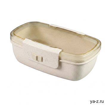 Ланч-бокс HARVY; 650 мл, 19 x 13 x 7,5 см; бежевый