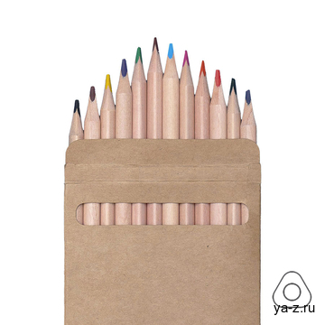 Цветные карандаши KINDERLINE middle,12 цветов