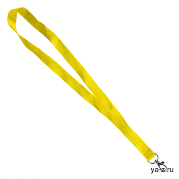 Ланъярд NECK, желтый, полиэстер, 2х50 см