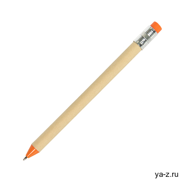 Ручка шариковая N12, рециклированный картон