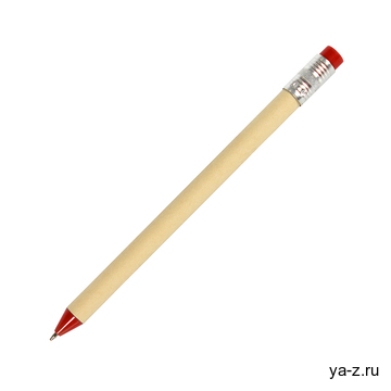 Ручка шариковая N12, рециклированный картон