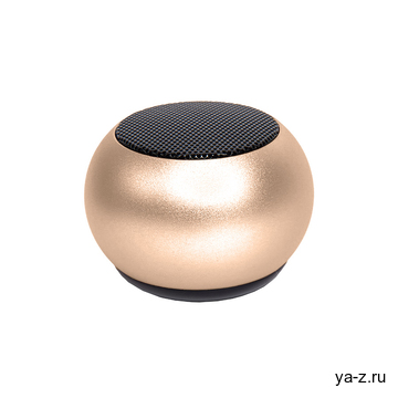 Мини-колонка ELLIPSE mod. 2 портативная, 3 Вт, золото