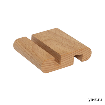 Подставка под телефон «Мини» 8 x 8 x 2 см, пазы 1 см. и 1,4 см, бук