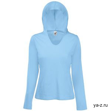 Футболка женская LADY FIT LIGHTWEIGHT HOODED T 135