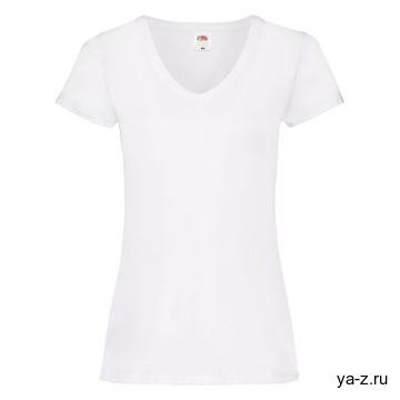Футболка женская "Lady-Fit V-Neck T"