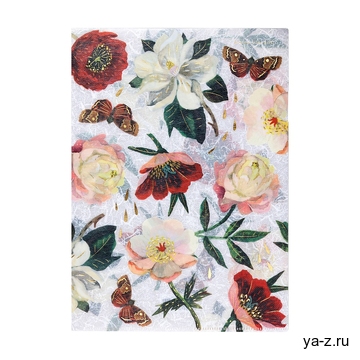ПАПКА УГОЛОК С ОДНИМ ОТДЕЛЕНИЕМ, "FLORA.ПИОНЫ", А4 многоцветный