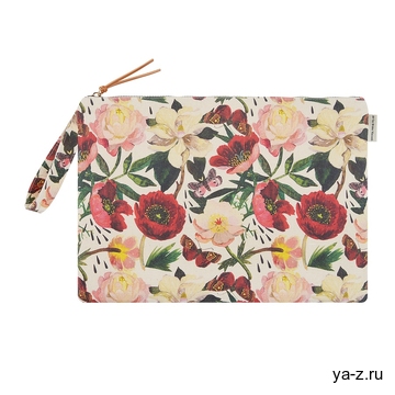ПАПКА НА МОЛНИИ "FLORA.ПИОНЫ", 37 X 27 CM многоцветный