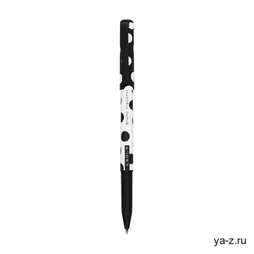 РУЧКА "BLACK&WHITE" ШАРИКОВАЯ 0.7 ММ, МАСЛО, СИНЯЯ Белый/Чёрный