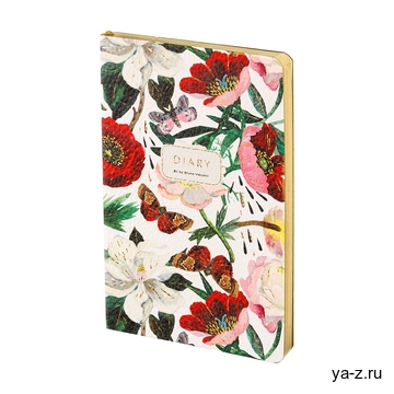 ЕЖЕДНЕВНИК А5 FLEX "FLORA.Пионы" многоцветный