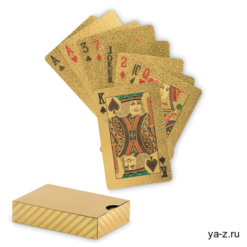 Карты игральные золотой