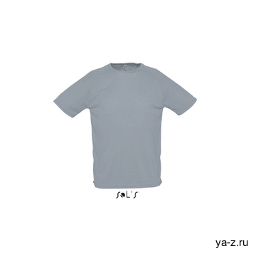Футболка SPORTY, мужская, полиэстер 140. Серый XXL