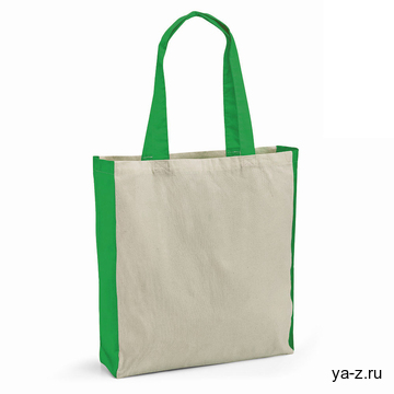 BAZAR. Сумка 140гр из 100% хлопка Зелёный
