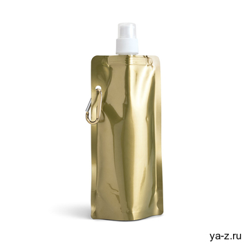 GILDED. Складная бутылка (Сатин золото)