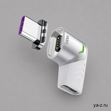 Адаптер USB-С - USB-C, магнитный