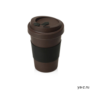 Стакан из кофе с силиконовой манжетой «Latte»