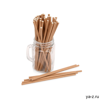Набор крафтовых трубочек «Kraft straw»