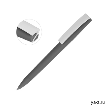 Ручка пластиковая soft-touch шариковая «Zorro»
