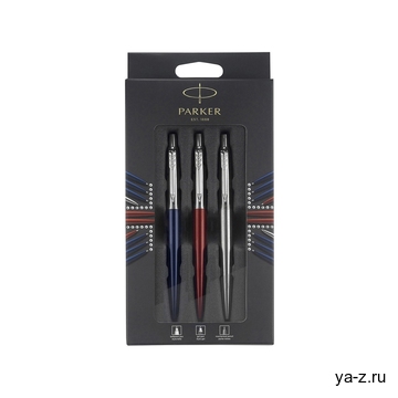 Набор Parker Jotter London Trio: ручка гелевая, ручка шариковая. карандаш