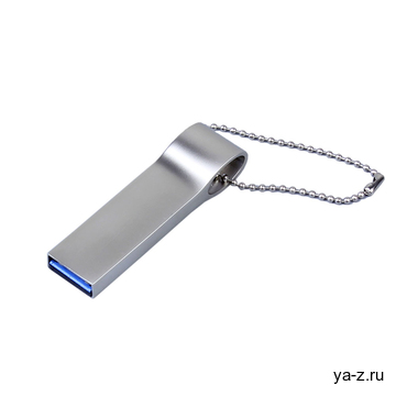 USB 2.0-флешка на 32 Гб с мини чипом и боковым отверстием для цепочки