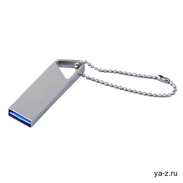 USB 2.0-флешка на 32 Гб с мини чипом и отверстием для цепочки