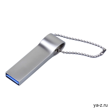 USB 3.0-флешка на 16 Гб с мини чипом и боковым отверстием для цепочки