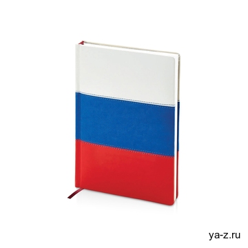 Ежедневник недатированный А5+ «Россия. Флаг»