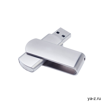 USB 3.0- флешка на 64 Гб глянцевая поворотная