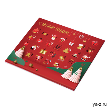 Шоколадный адвент-календарь «Festive»