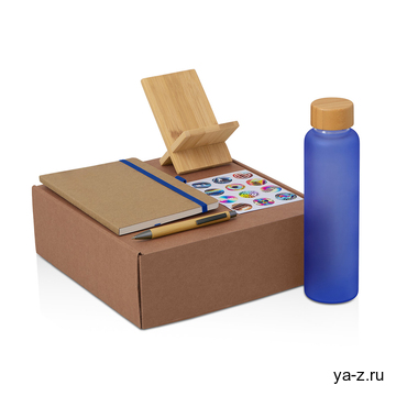 Набор «Wooden» с бутылкой, блокнотом, ручкой и подставкой для телефона 